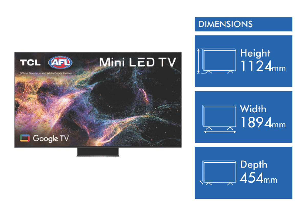 TCL 85' C845 Mini LED Google TV 23