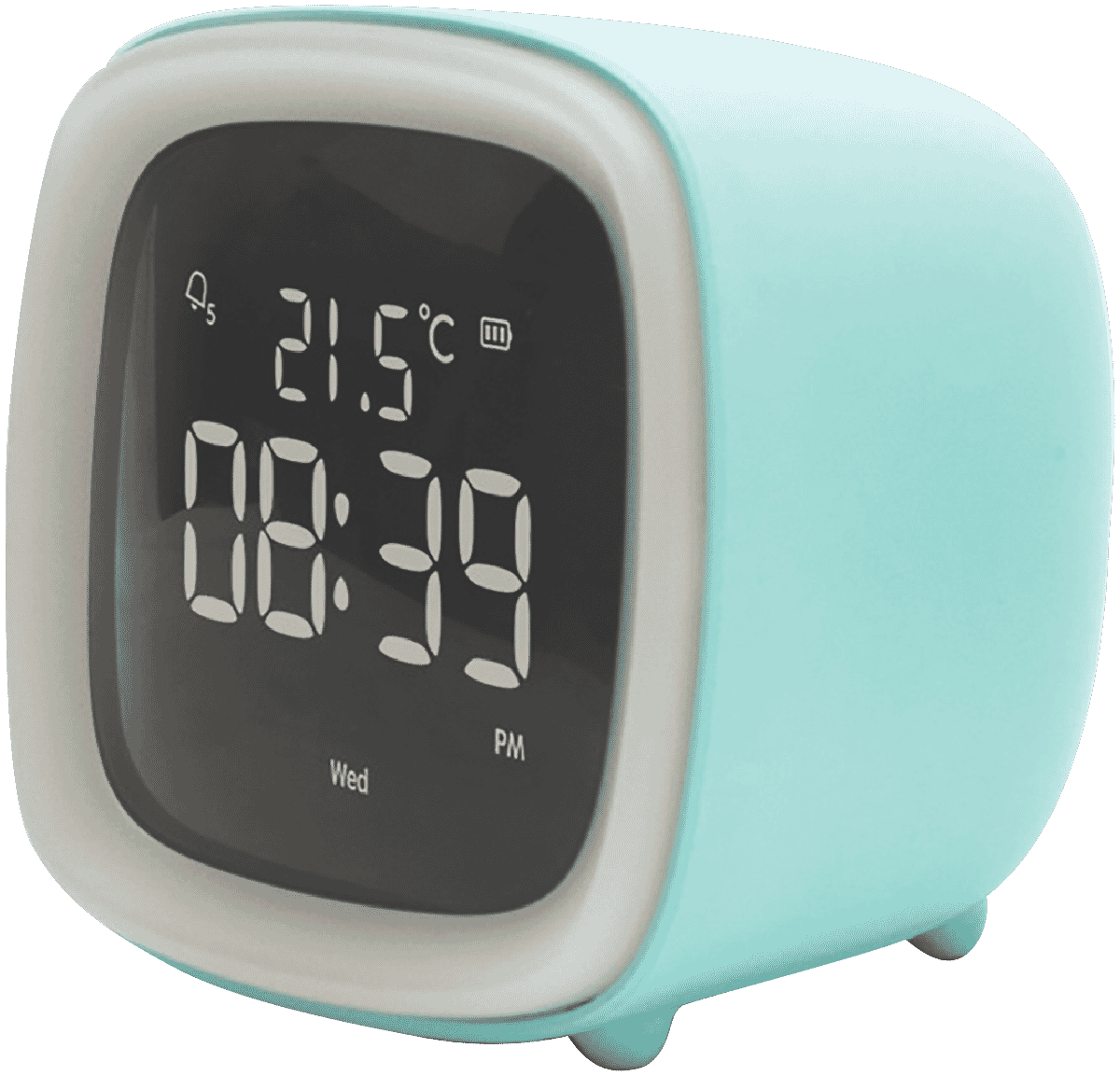 Laser Kids Alarm with Night Light (Aqua)