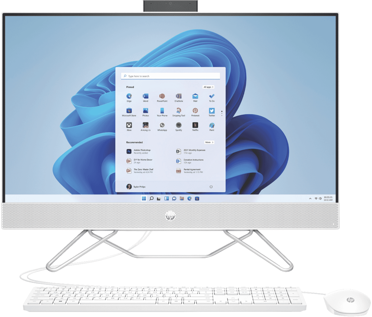 HP27" i5 8GB 512GB Win 11 AIO50085532