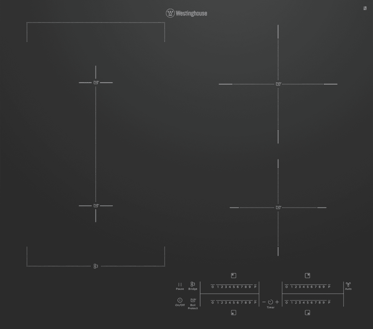 Westinghouse 60cm Induction Cooktop WHI645BD