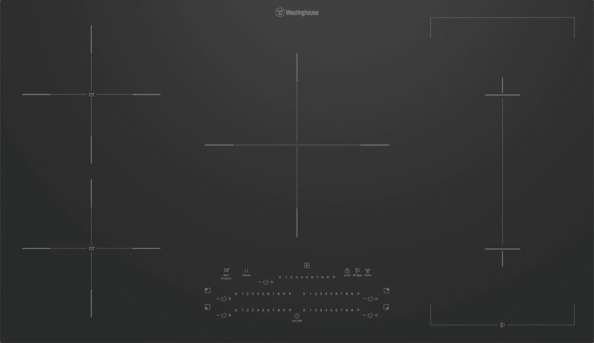Westinghouse 90cm Induction Cooktop WHI955BD