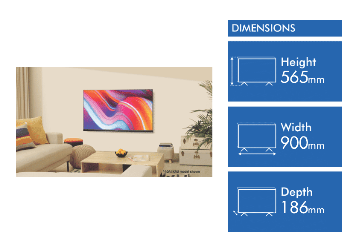 Hisense 40' A4KAU Full HD Smart TV 23