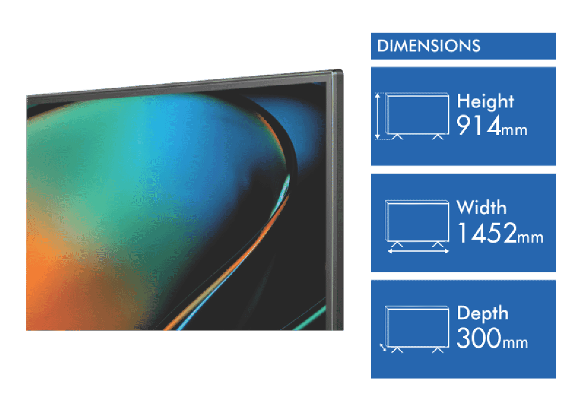 Hisense 65' U8KAU 4K ULED Mini-LED Pro QLED Smart TV 23