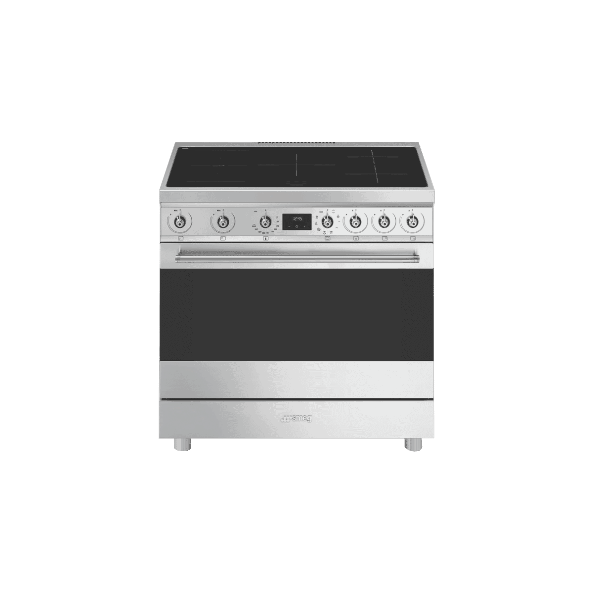 Smeg C9IMX2 90cm Induction Freestanding Cooker at The Good Guys
