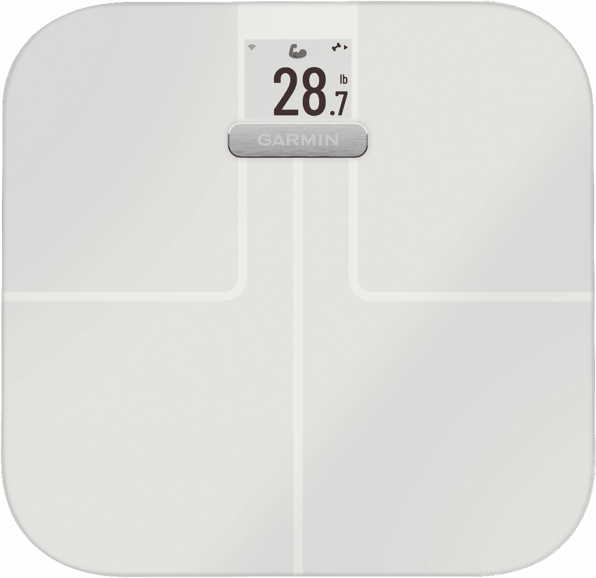 Garmin Index S2, Smart Scale with Wireless Connectivity, Measure Body Fat,  Muscle, Bone Mass, Body Water and More-White With Accessories 