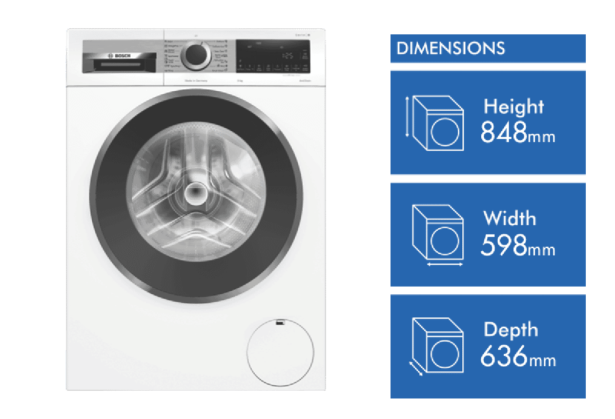 Bosch 9kg Front Load Washer