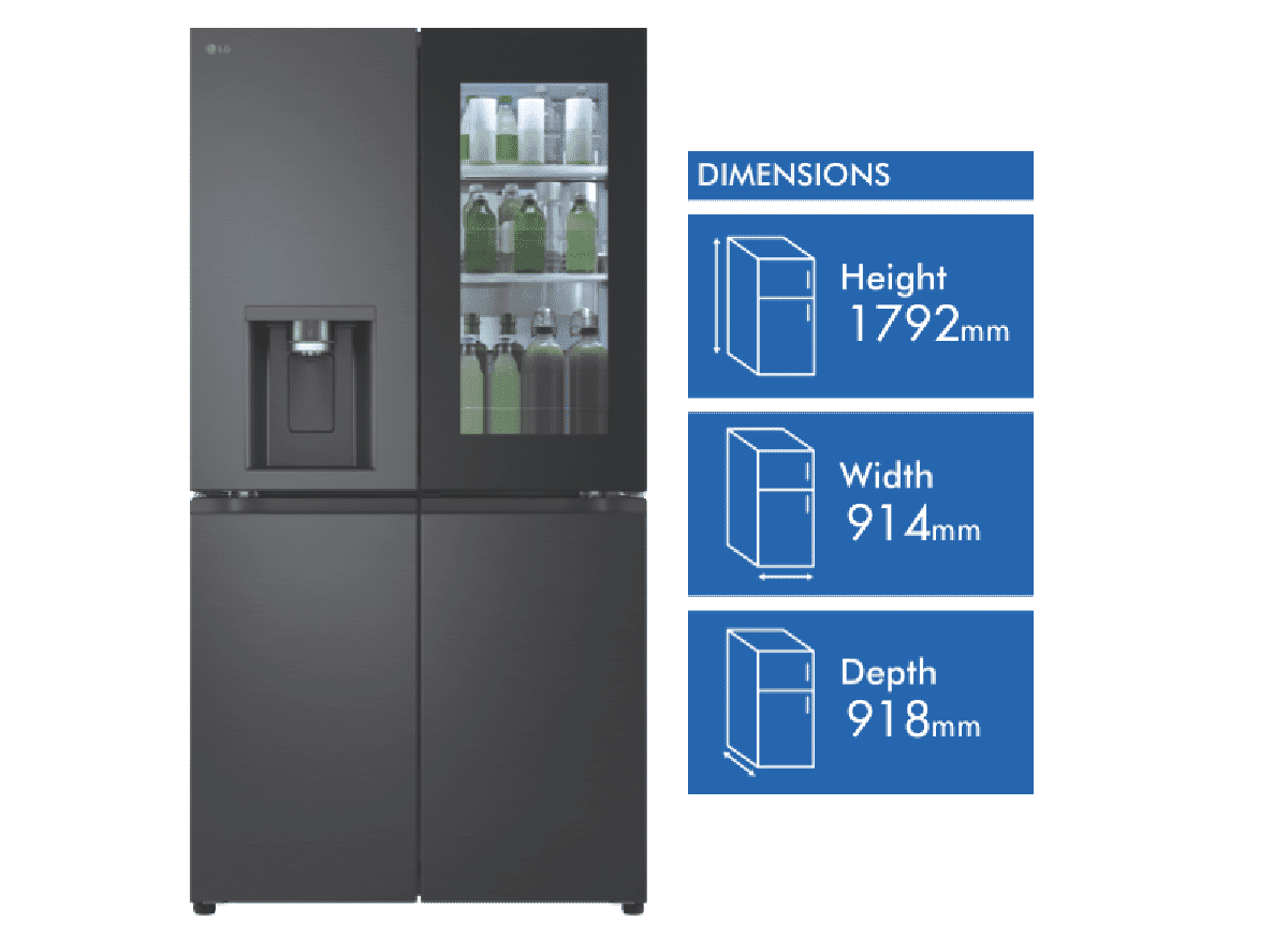 LG 847L InstaView French Door Refrigerator