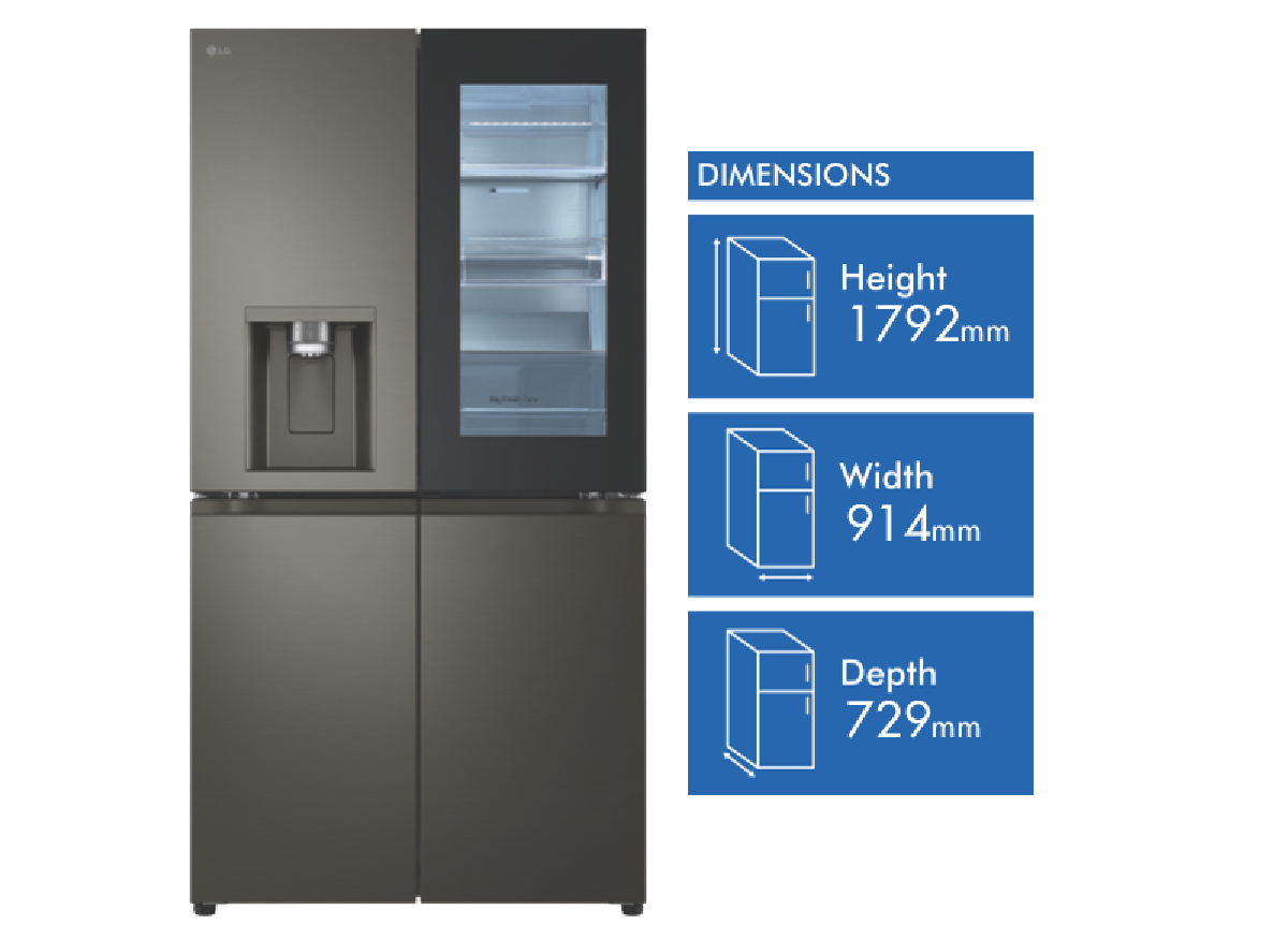 new lg instaview refrigerator