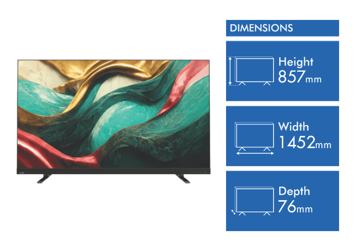 Toshiba 65' Z870MP 4K MiniLED Smart TV 23