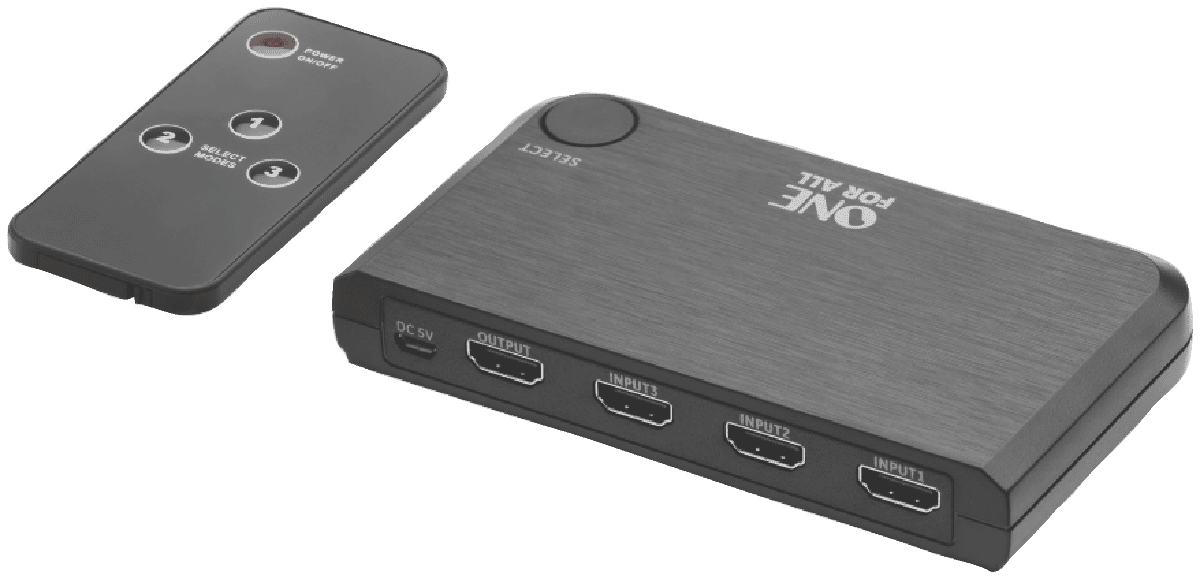 XCD Essentials Powered HDMI Splitter - JB Hi-Fi