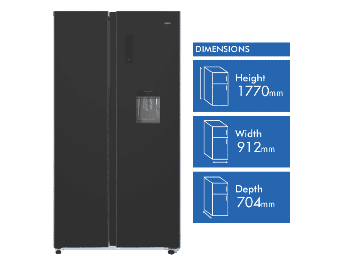 CHiQ 559L Side By Side Refrigerator