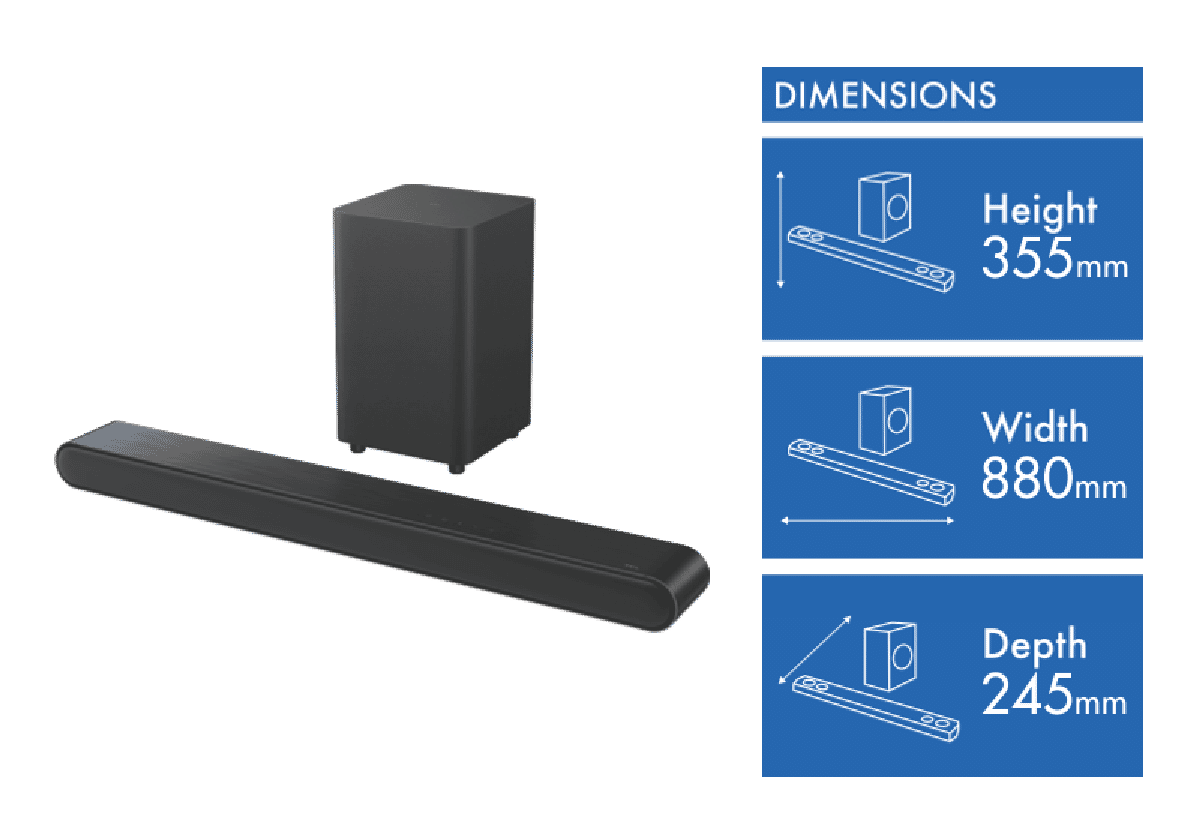 TCL 3.1Ch 240W Soundbar