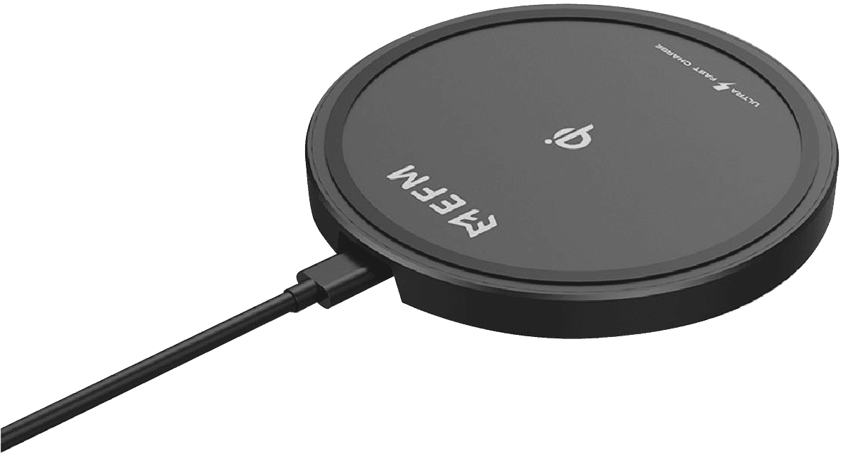 EFM 15W Wireless Charging Pad Black