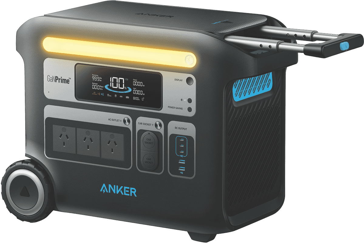 ANKER ANKER POWERHOUSE II 400 PLUS BLUE 交換無料 - スマホアクセサリー