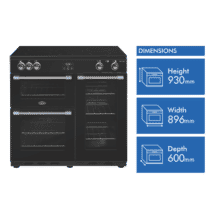 Belling BCC900ISS 90cm Induction Upright Cooker at The Good Guys