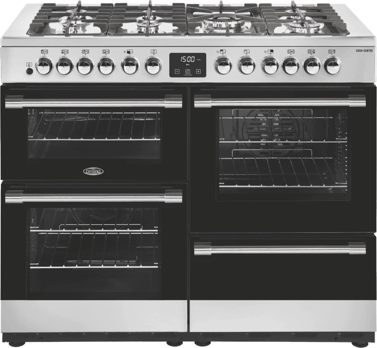 Belling 110cm Dual Fuel Upright Cooker BCC1100DFSS