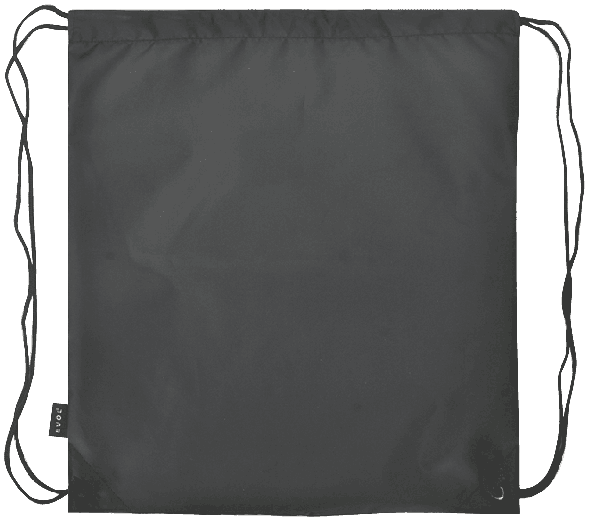 Generation Earth Recycled Drawstring Bag (Black)