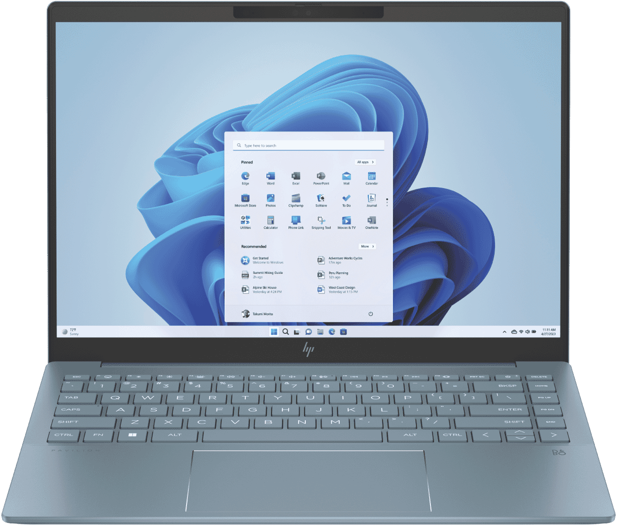 HP Pavilion Plus 14' i7 16GB 512GB Laptop