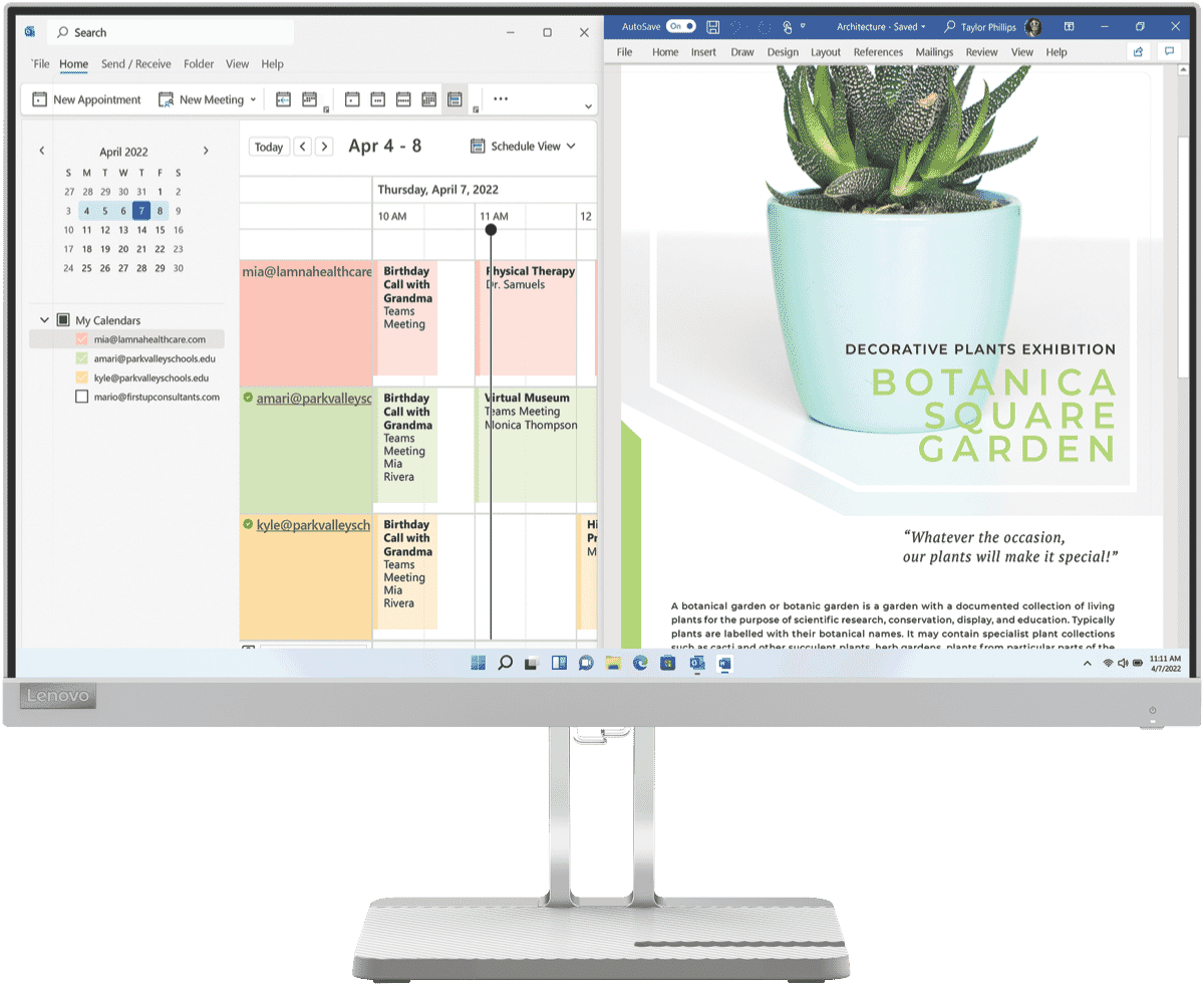 Lenovo 23.8' L24e-40 FHD Monitor