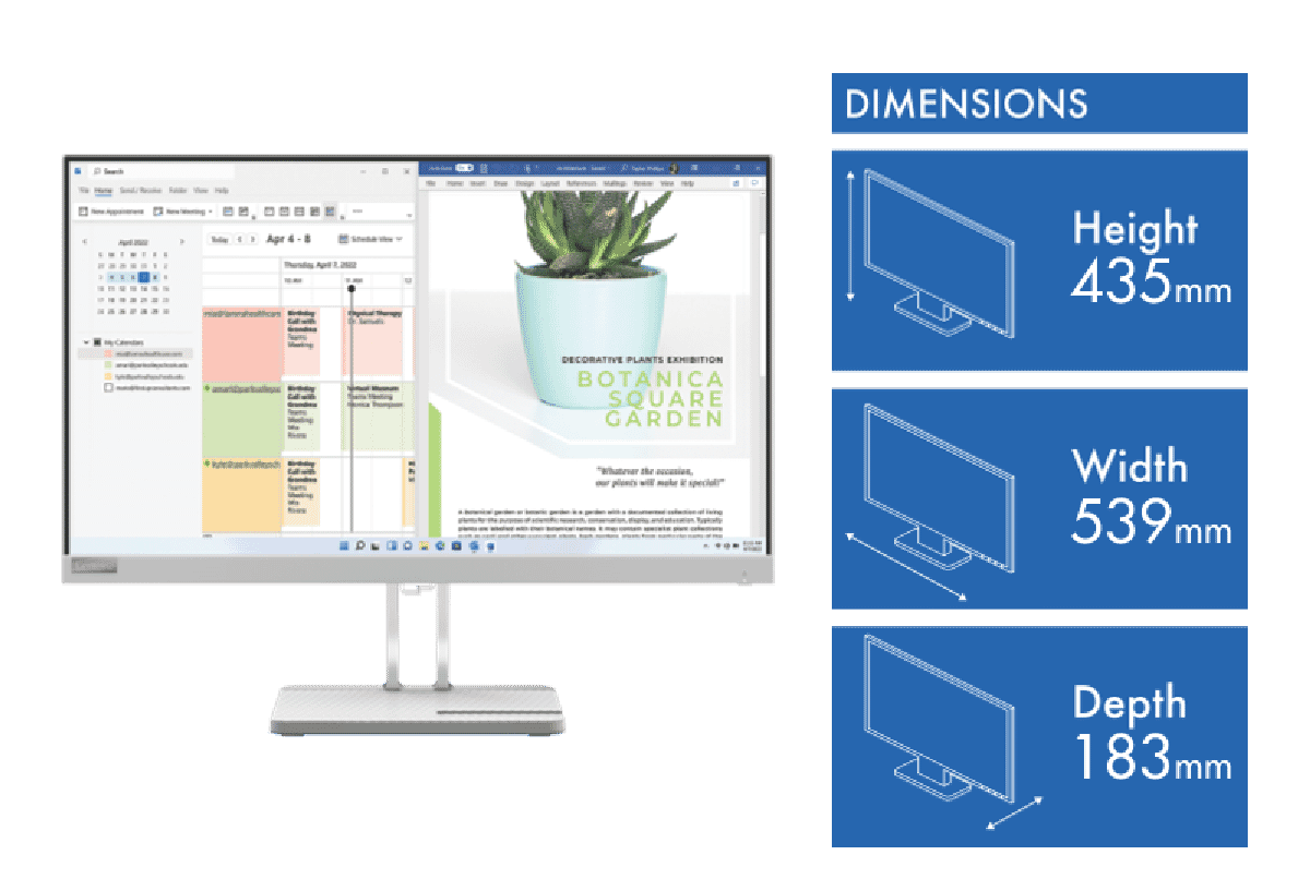Lenovo 23.8' L24e-40 FHD Monitor