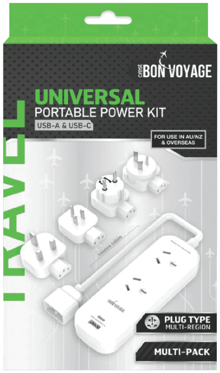 Bon Voyage Universal Travel Adaptor Kit