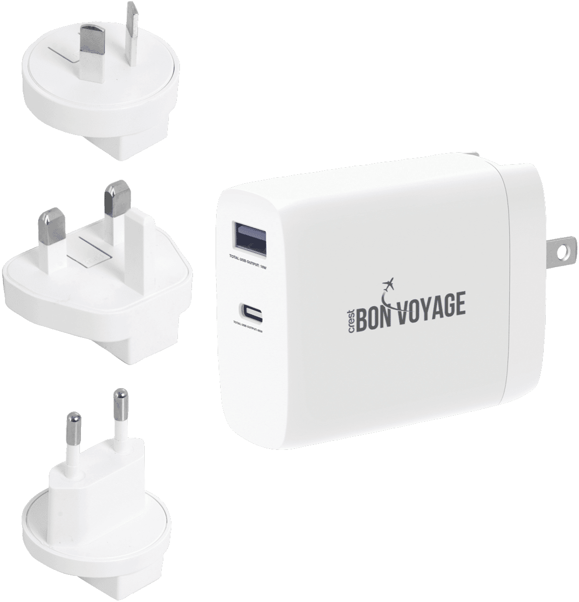 Bon Voyage 65W GaN Universal Travel Adaptor