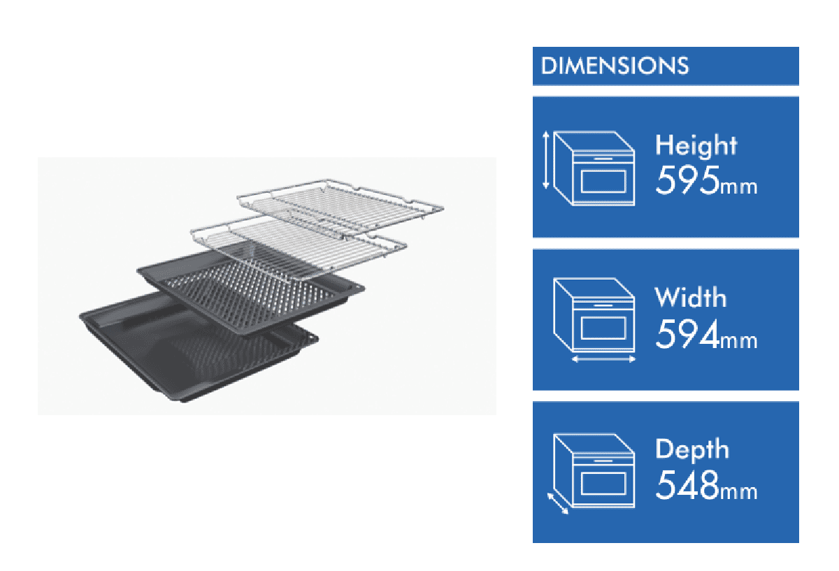 Bosch Series 8 Accentline 60cm Pyrolytic Oven with Added Steam and