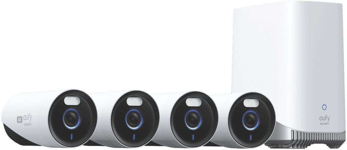 eufy E330 24/7 Security System Hub3 (4-Pack)
