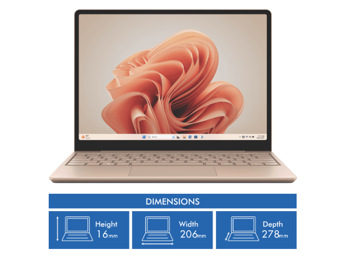Microsoft Surface Laptop Go 3 i5 8GB 256GB Sandstone