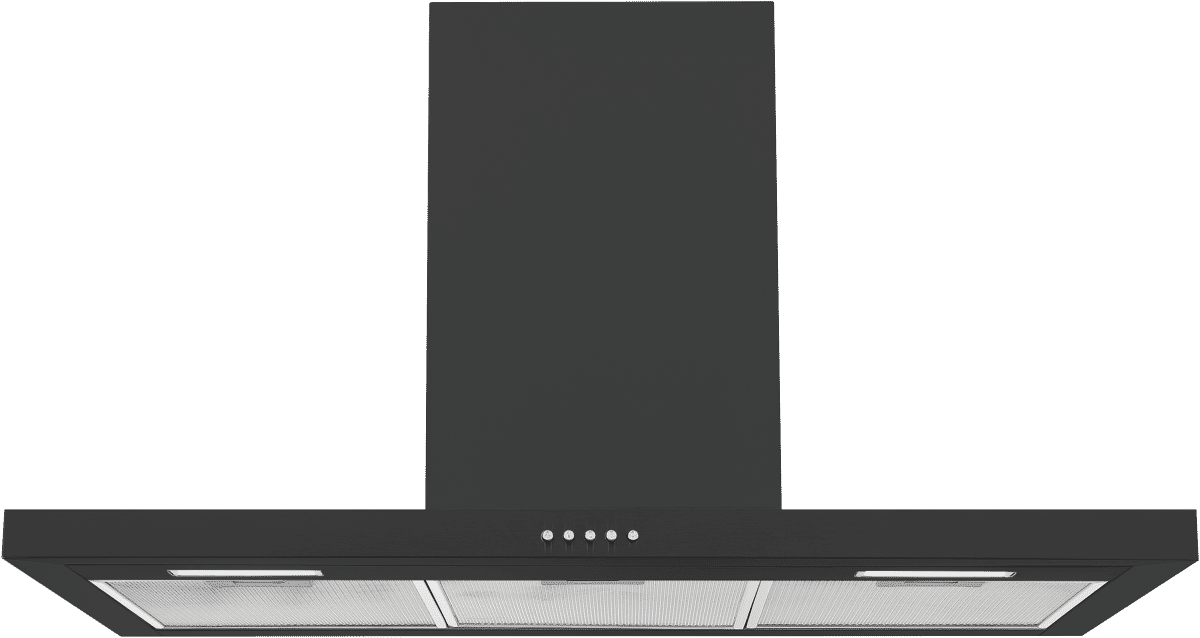 Haier 90cm Wall Rangehood Black
