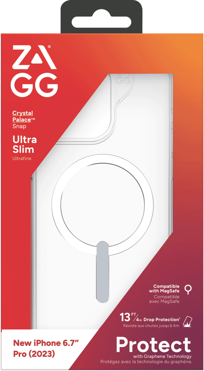 ZAGG Crystal Palace Snap iPhone 15 6.7 Pro Max Clear