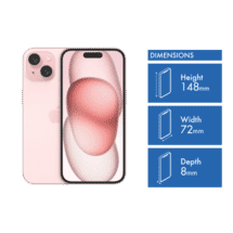 Apple iPhone 15 256GB - Pink - MTP73ZP/A