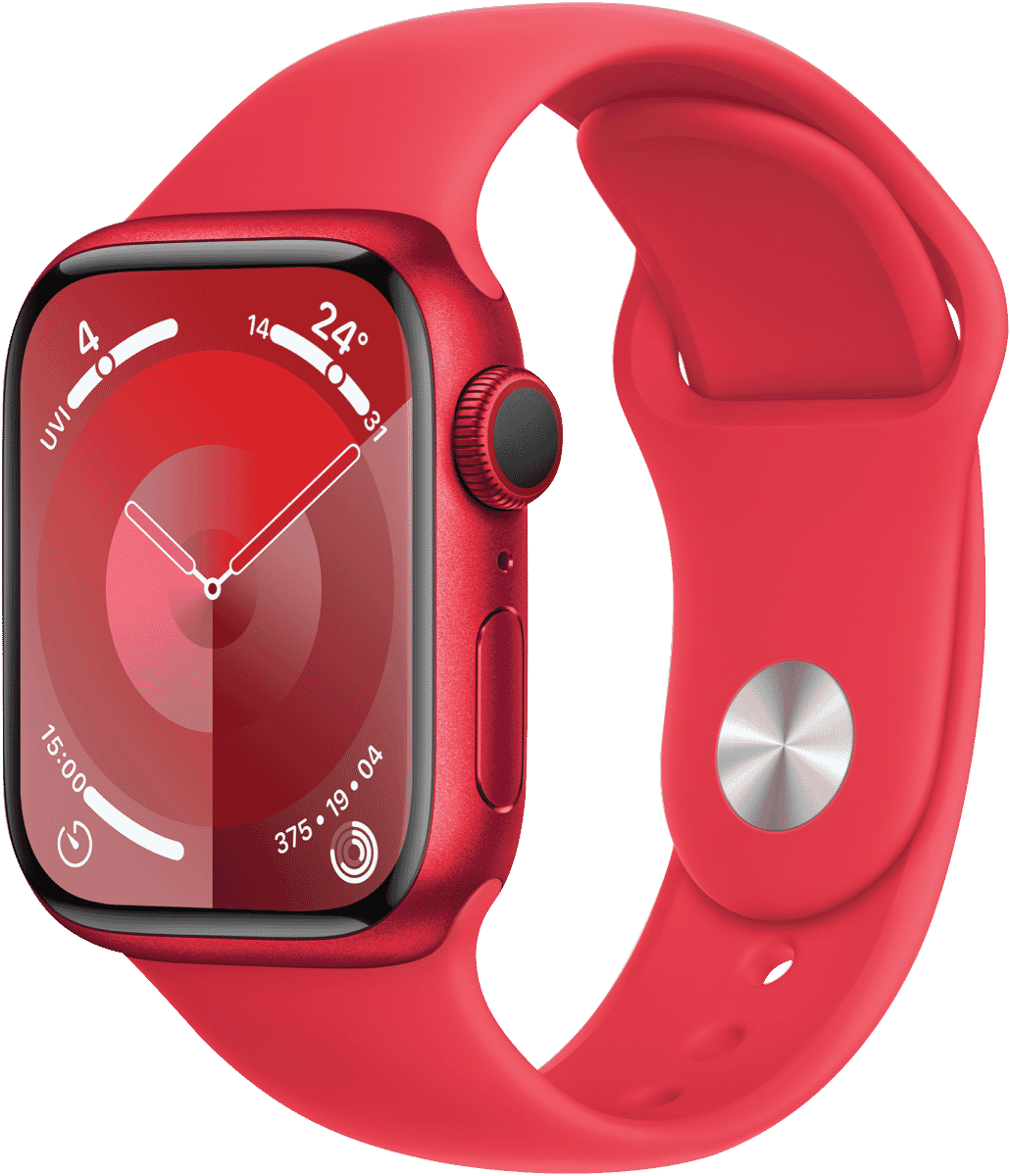 Apple Watch Series9 GPS + Cellular 41mm (PRODUCT)RED Aluminium Case ...