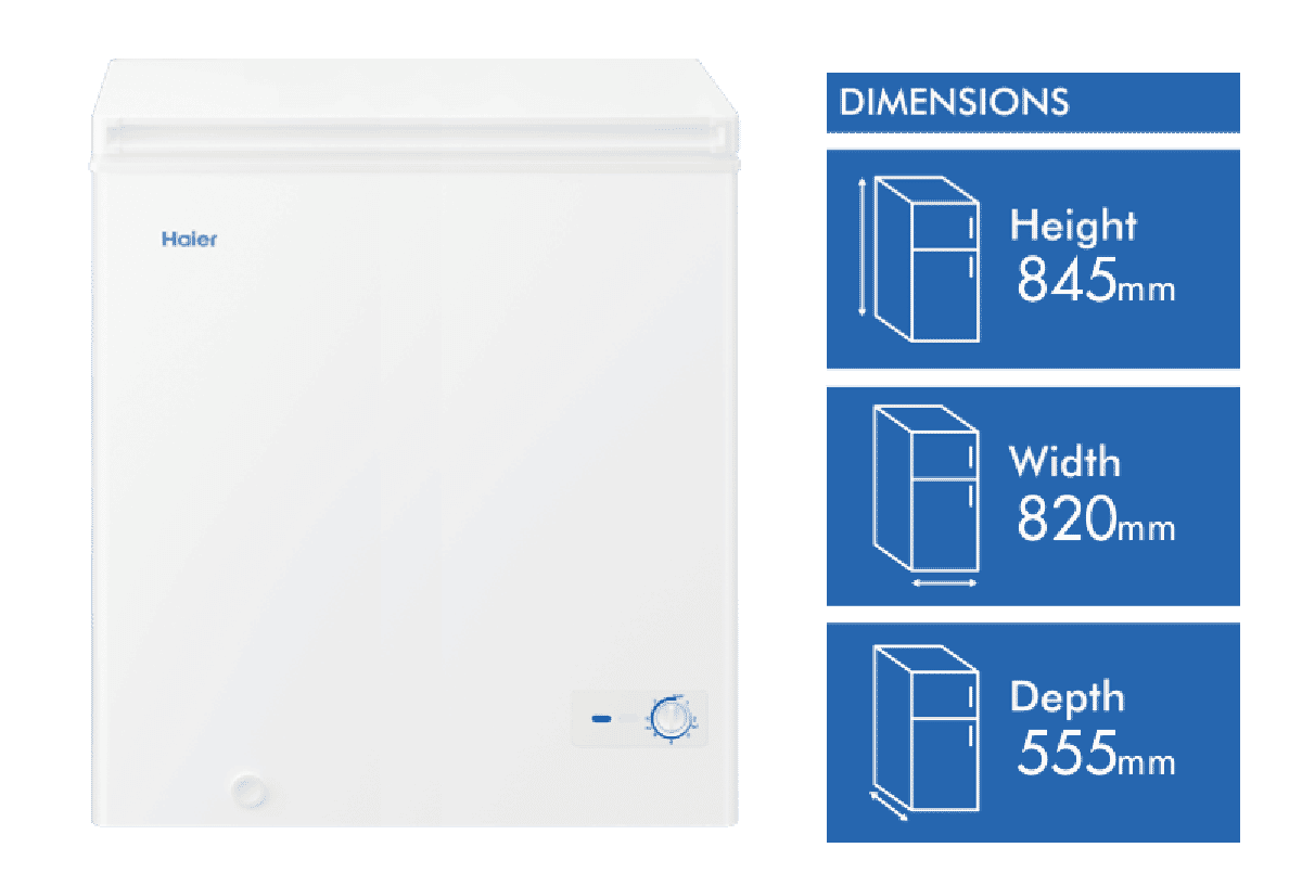 Haier 194L Hybrid Chest Freezer