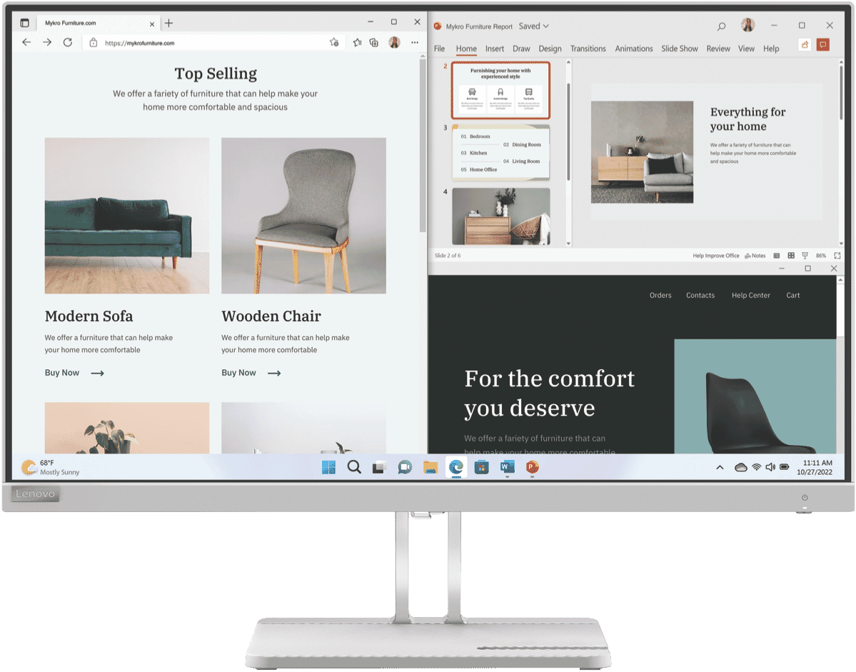 Lenovo 27' FHD Monitor