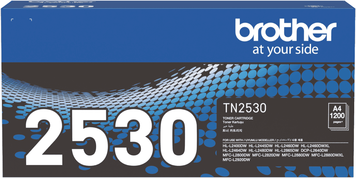 Genuine Brother TN2530 Toner Cartridge Standard Yield 5 PACK