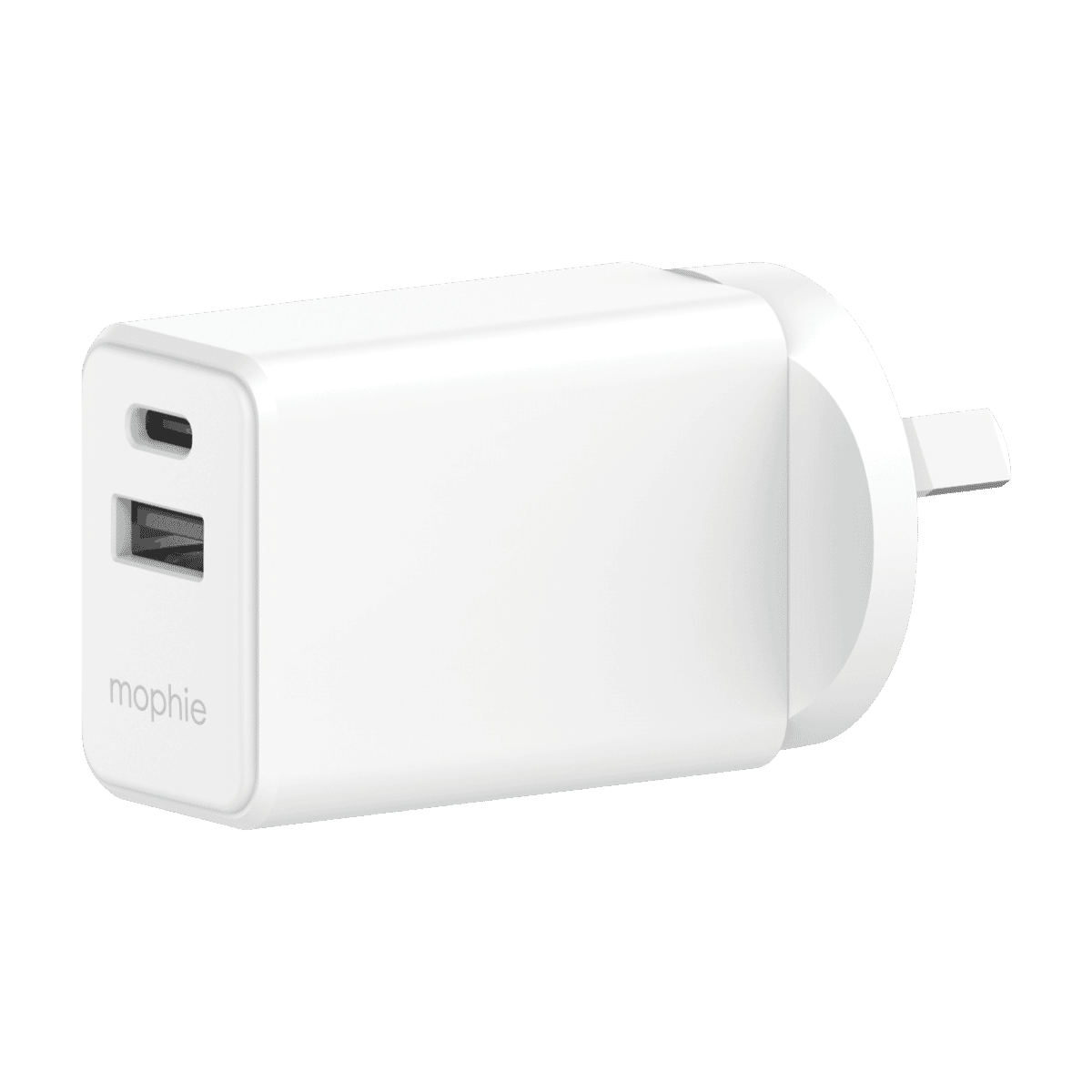 Mophie Essential 30W USBC & USBA Wall Charger White 11901313119