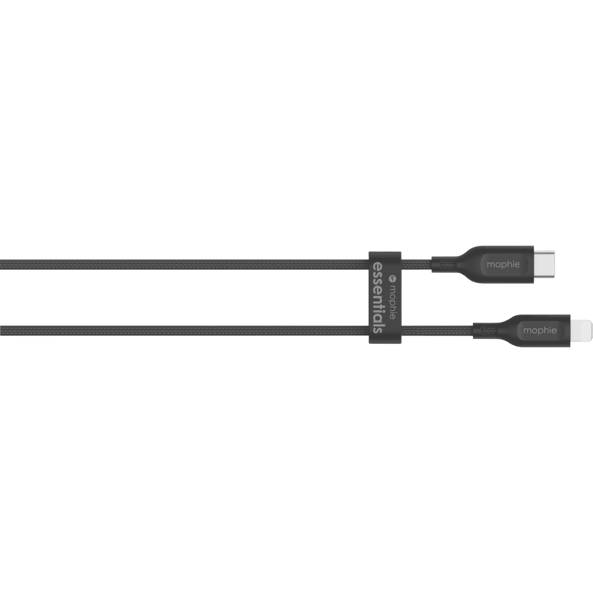 Mophie Essential USBCLightning Cable Braided 2M Black 11901313126
