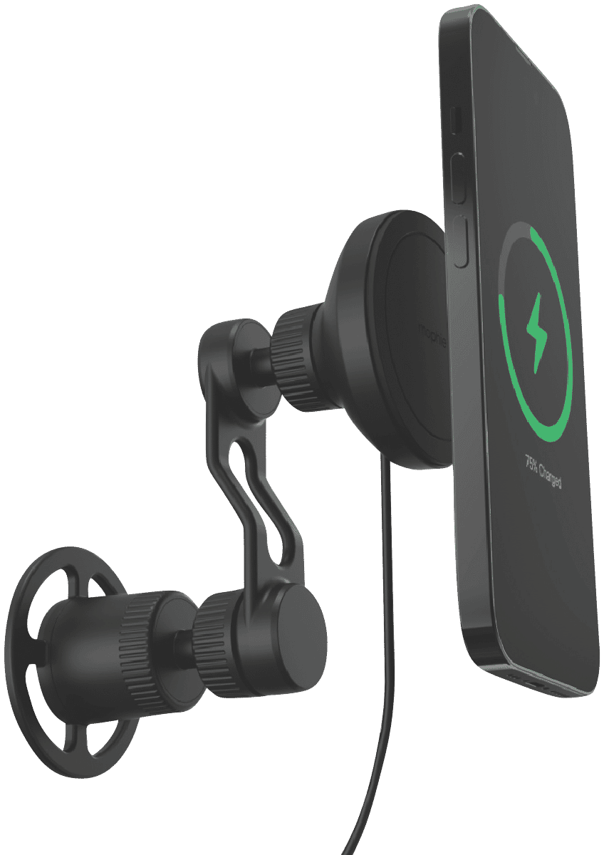 Mophie Snap+ wireless magnetic vent mount w/extention arm