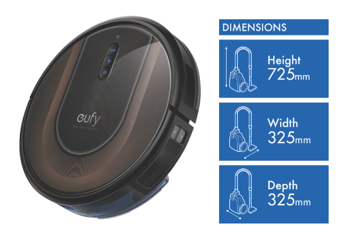 eufy Robovac G30 Hybrid Black T2253T11