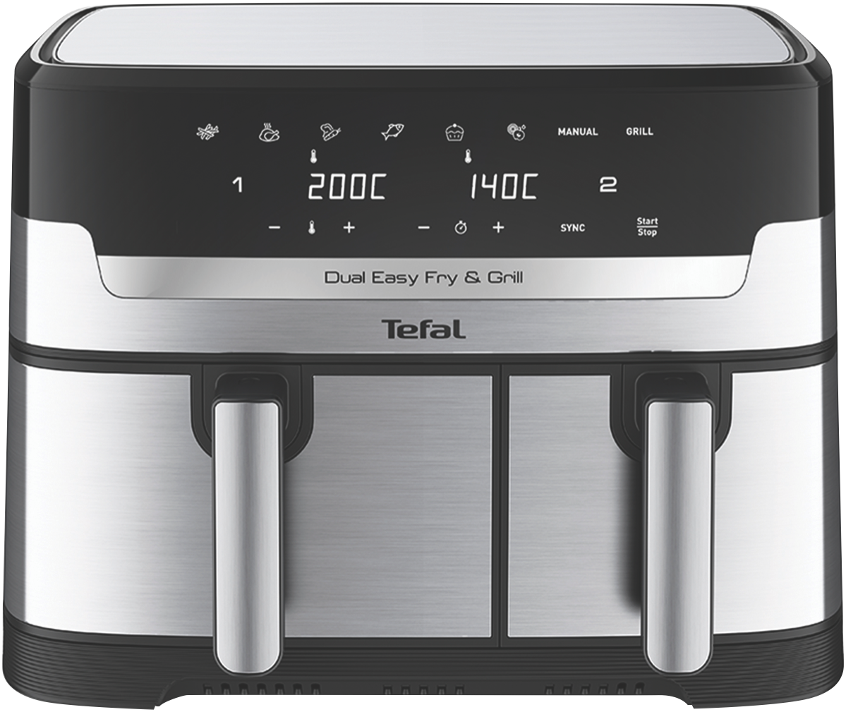 Tefal Dual Easy Fry And Grill XXL Air Fryer EY905C