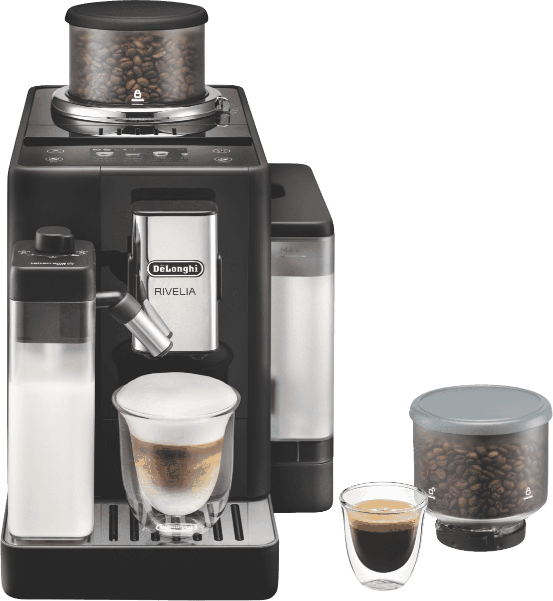 DeLonghi Rivelia Fully Automatic Coffee Machine EXAM44055B