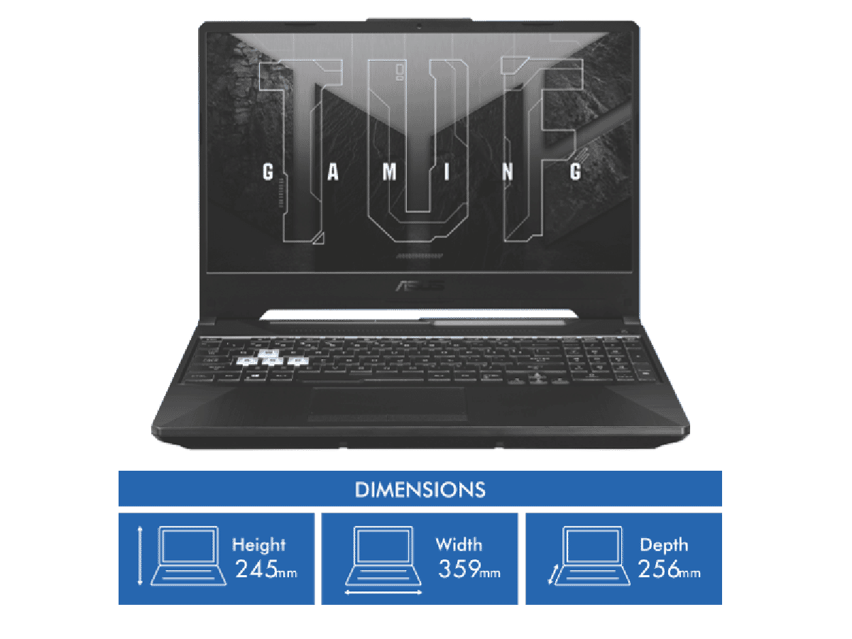 Asus TUF A15 15.6' Ryzen 5 16GB 512GB RTX2050 4GB Gaming Laptop