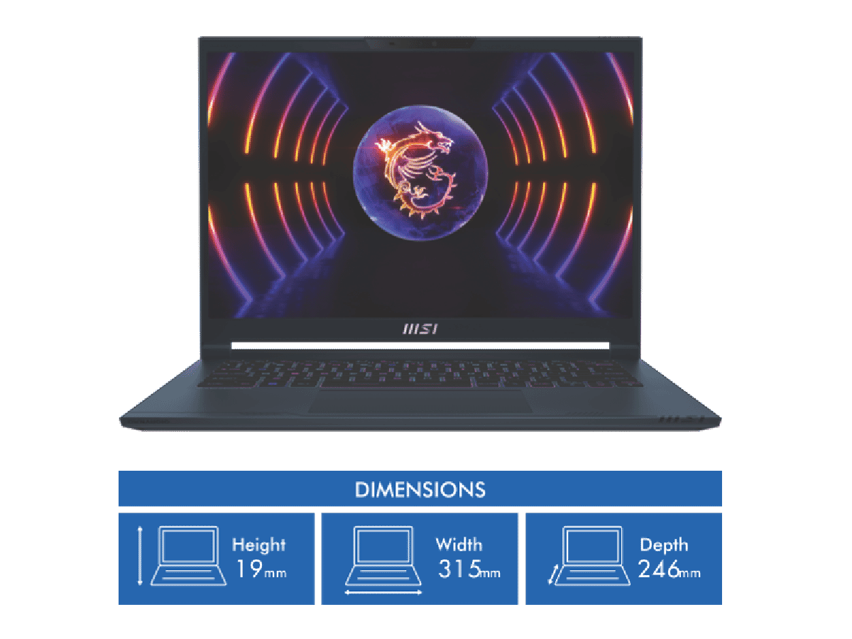 MSI Stealth 14 Studio 14' i7 16GB 1TB RTX 4050 6GB Gaming Laptop