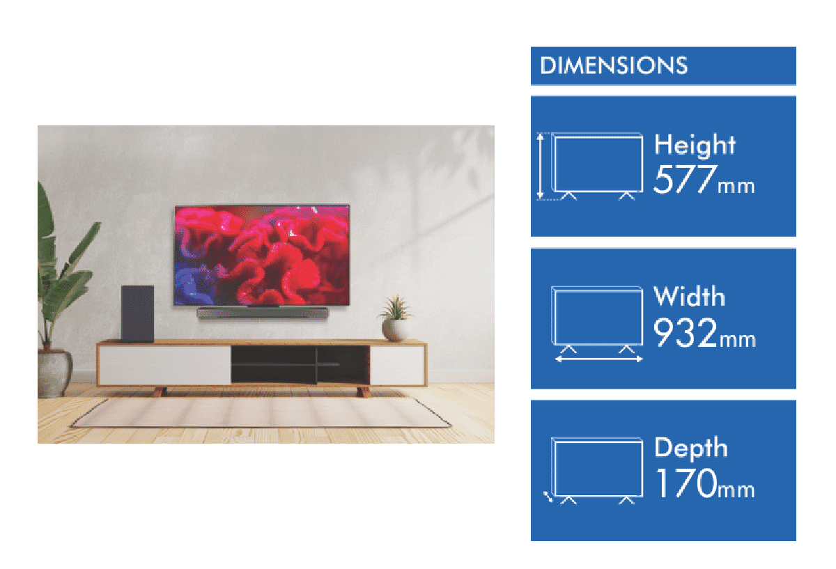 LG 42' OLED 4K EVO C4 Smart TV 24