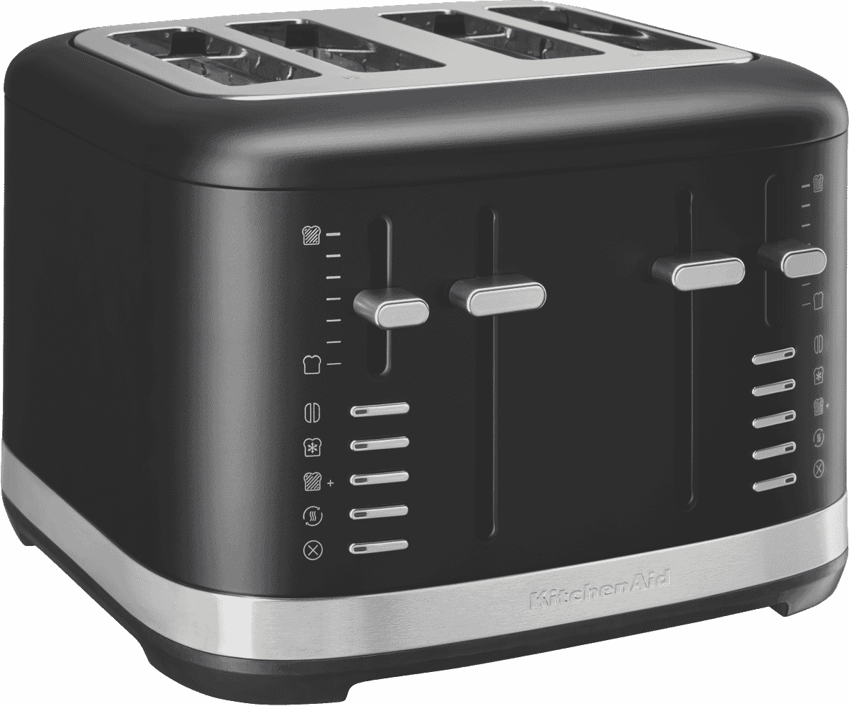 KitchenAid 4 Slice Toaster Matte Black 5KMT4109ABM