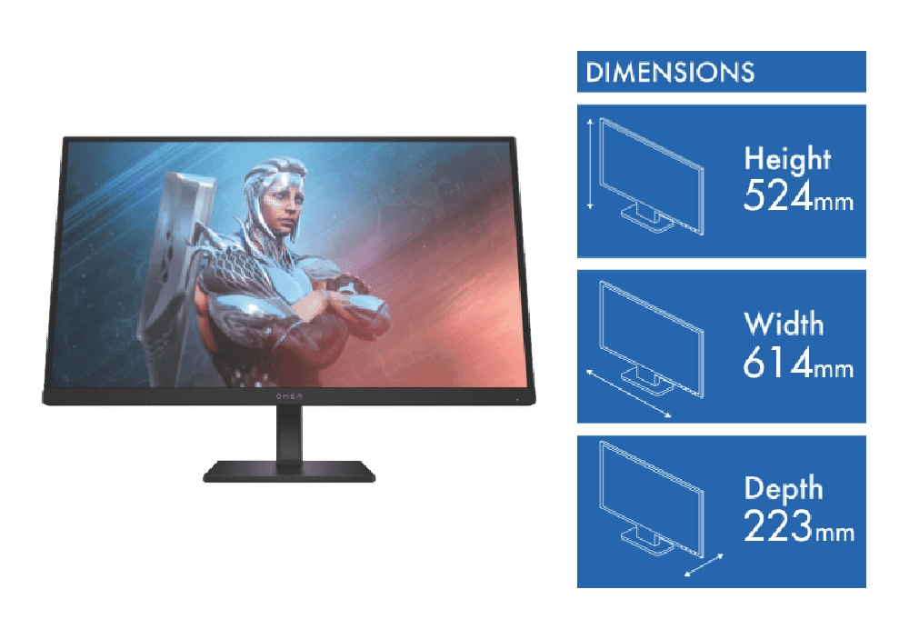 HP 27' OMEN FHD Gaming Monitor