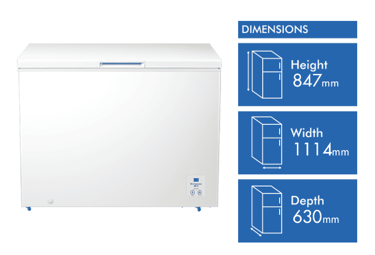 Hisense 300L Hybrid Chest Freezer HRCF301
