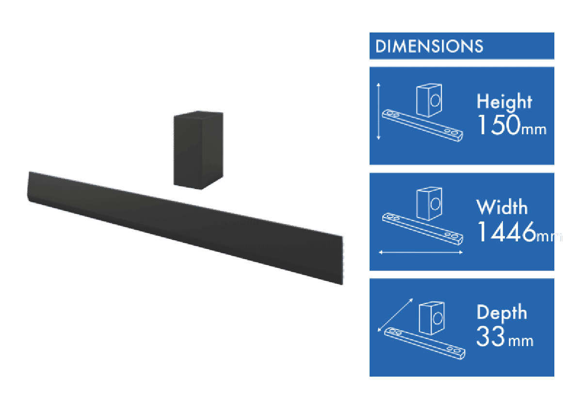 LG 3.1Ch 420W Dolby Atmos Soundbar