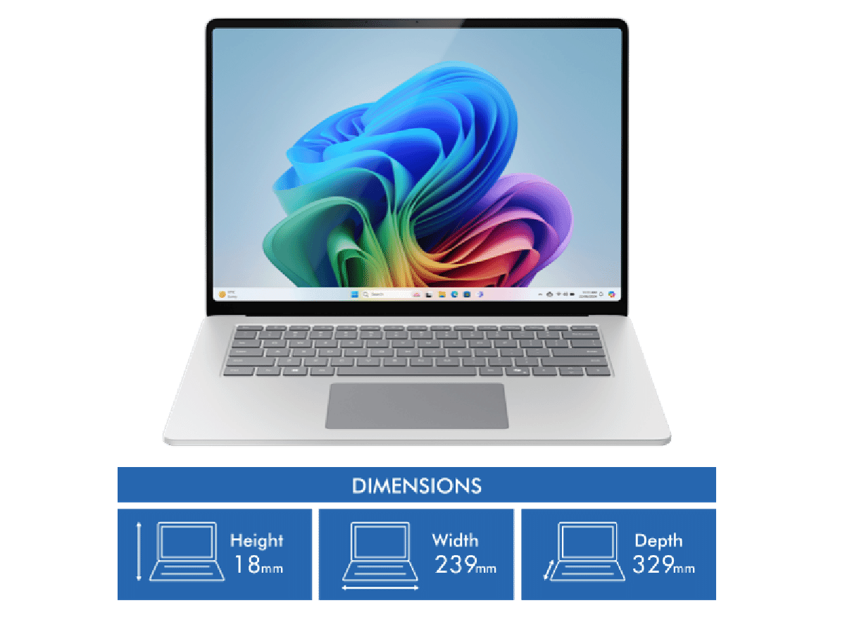 Microsoft Surface Laptop (7th Edition) Copilot+ PC 15' X Elite 16GB 256GB - Platinum